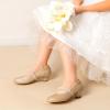image:imageDREAM PAIRS Girls Dress Shoes Low Heels for Little Big Girl Mary Jane Shoes with Pearl Rhinestones Flower Girl Pumps Princess Wedding PartyGoldglitter