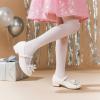 image:imageDREAM PAIRS Girls Dress Shoes Princess Shoes for Toddler Little Girl Mary Jane Low Heels Glitter Flower Party Wedding FootwearWhite