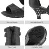 image:imageDREAM PAIRS Girls Sandals Low Heel Dress Pump SandalsBlack