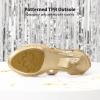 image:imageDREAM PAIRS Girls Sandals Low Heel Dress Pump SandalsGold