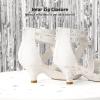 image:imageDREAM PAIRS Girls Sandals Low Heel Dress Pump SandalsWhite