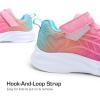 image:imageDREAM PAIRS Girls Shoes Kids Tennis Sparkle Ease Running Athletic Lightweight Sneakers for LittleBig Kids ToddlerBlueHot PinkGreen