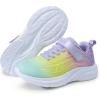 image:imageDREAM PAIRS Girls Shoes Kids Tennis Sparkle Ease Running Athletic Lightweight Sneakers for LittleBig Kids ToddlerGreenYellowPurple