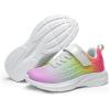 image:imageDREAM PAIRS Girls Shoes Kids Tennis Sparkle Ease Running Athletic Lightweight Sneakers for LittleBig Kids ToddlerHot PinkYellowOrange
