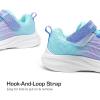 image:imageDREAM PAIRS Girls Shoes Kids Tennis Sparkle Ease Running Athletic Lightweight Sneakers for LittleBig Kids ToddlerNavyPurpleBlue