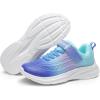 image:imageDREAM PAIRS Girls Shoes Kids Tennis Sparkle Ease Running Athletic Lightweight Sneakers for LittleBig Kids ToddlerNavyPurpleBlue