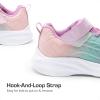 image:imageDREAM PAIRS Girls Shoes Kids Tennis Sparkle Ease Running Athletic Lightweight Sneakers for LittleBig Kids ToddlerPinkGreen