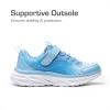 image:imageDREAM PAIRS Girls Shoes Sneakers Kids Tennis Shoes Sparkle ColorBurst Lightweight Running Casual Walking ShoesLight BlueWhite