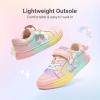 image:imageDREAM PAIRS Girls Shoes Toddler Sneakers Rainbow Storybook Casual School Walking Footwear for ToddlerLittle KidsRainbowPink