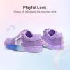 image:imageDREAM PAIRS Girls Shoes Toddler Sneakers Rainbow Storybook Casual School Walking Footwear for ToddlerLittle KidsRainbowPurple