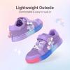 image:imageDREAM PAIRS Girls Shoes Toddler Sneakers Rainbow Storybook Casual School Walking Footwear for ToddlerLittle KidsRainbowPurple