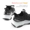 image:imageDREAM PAIRS Girls SlipOn Sneakers Kids Sparkle Pop Lightweight Jelly Sole Walking ShoesBlack