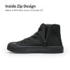 image:imageDREAM PAIRS Kids Sneakers Little Boys Girls High Top Canvas Shoes LilLegends CourtStar Casual Walking ShoesBlack