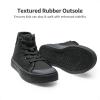 image:imageDREAM PAIRS Kids Sneakers Little Boys Girls High Top Canvas Shoes LilLegends CourtStar Casual Walking ShoesBlack