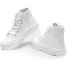 image:imageDREAM PAIRS Kids Sneakers Little Boys Girls High Top Canvas Shoes LilLegends CourtStar Casual Walking ShoesWhite