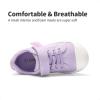 image:imageDREAM PAIRS Toddler Boys Girls Sneakers Casual Lightweight Kids Storybook Walking Skate ShoesLight Purple