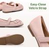 image:imageDREAM PAIRS Toddler Little Girls Mary Jane Ballet Flats Flower Girl Dress Shoes for Wedding Party SchoolPink