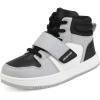 image:imageDREAM PAIRS Boys Girls High Top Sneaker LilLegends Skyhigh Basketball ShoesGreyBlack