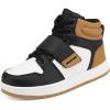 image:imageDREAM PAIRS Boys Girls High Top Sneaker LilLegends Skyhigh Basketball ShoesYellowWhiteBlack
