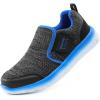 image:imageDREAM PAIRS Boys Girls Shoes Kids Slip on Tennis EZOns MightyMovers Running Athletic Barefoot Zero Drop Sports SneakersGreyRoyal