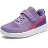 image:imageDREAM PAIRS Boys Girls Shoes Kids Tennis EZOns MagicZips Athletic Running Walking Barefoot Zero Drop SneakersPurpleFuchsia