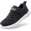 image:imageDREAM PAIRS Boys Girls Shoes Kids Tennis Footwear EZOns GoGetters Running Athletic School Sneakers for LittleBig KidBlack
