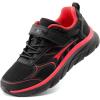 image:imageDREAM PAIRS Boys Girls Sneakers Kids Tennis Running Shoes EZONs EZPlays Athletic Sport Gym Lightweight Breathable ShoesBlackRed
