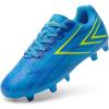 image:imageDREAM PAIRS Boys Girls Soccer Cleats Kids Youth Firm Ground Football Shoes for LittleBig KidBlue