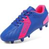 image:imageDREAM PAIRS Boys Girls Soccer Cleats Youth Firm Groud Classic Lightweight Football Shoes for LittleBig KidRoyalBlueFuchsia
