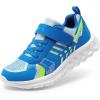 image:imageDREAM PAIRS Girls Boys Shoes Kids Tennis EZOns Quicksteps School Sneakers Breathable Running Athletic ShoesBlueWhite