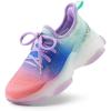 image:imageDREAM PAIRS Girls SlipOn Sneakers Kids Sparkle Pop Lightweight Jelly Sole Walking ShoesRainbowBlue
