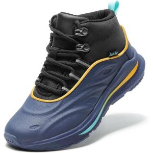 image:imageDREAM PAIRS Boys Girls Boots Kids High Top Sneakers Shoes Outdoor Hiking DuraPlay Lace Up Shoes for LittleBig Kid