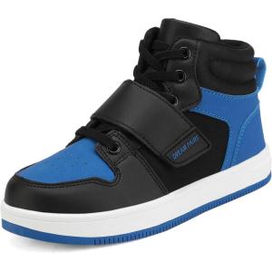 image:imageDREAM PAIRS Boys Girls High Top Sneaker LilLegends Skyhigh Basketball ShoesBlackRoyalBlue