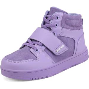 image:imageDREAM PAIRS Boys Girls High Top Sneaker LilLegends Skyhigh Basketball ShoesPurple