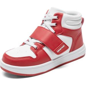 image:imageDREAM PAIRS Boys Girls High Top Sneaker LilLegends Skyhigh Basketball ShoesRed