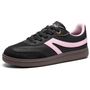 image:imageDREAM PAIRS Boys Girls Indoor Soccer Shoes Kids Youth Child Baseball Tennis Casual Sneakers Dress ShoesBlackPink