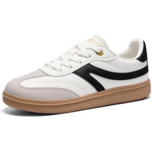 image:imageDREAM PAIRS Boys Girls Indoor Soccer Shoes Kids Youth Child Baseball Tennis Casual Sneakers Dress ShoesWhite