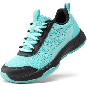 image:imageDREAM PAIRS Boys Girls Shoes Kids DuraPlay Tennis Footwear Non Slip Athletic Running Walking Lightweight Lace Up Sneakers for LittleBig KidLight Blue