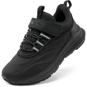 image:imageDREAM PAIRS Boys Girls Shoes Kids DuraPlay Tennis Running Athletic Protective Walking Sneakers for LittleBig KidAll Black