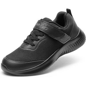 image:imageDREAM PAIRS Boys Girls Shoes Kids Tennis EZOns BreezeRunners Running SneakersBlack Monochrome