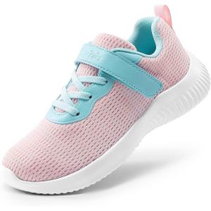 image:imageDREAM PAIRS Boys Girls Shoes Kids Tennis EZOns FunRun Breathable Running Athletic Sport SneakersPinkBluemesh