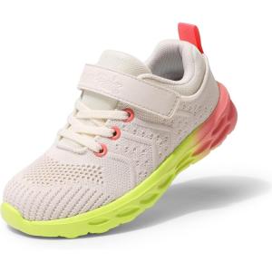 image:imageDREAM PAIRS Boys Girls Shoes Kids Tennis Footwear EZOns GoGetters Running Athletic School Sneakers for LittleBig KidLight GreyRainbow