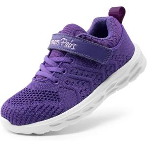 image:imageDREAM PAIRS Boys Girls Shoes Kids Tennis Footwear EZOns GoGetters Running Athletic School Sneakers for LittleBig KidPurple