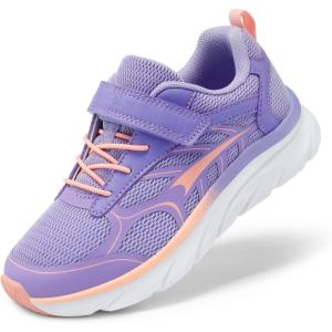 image:imageDREAM PAIRS Boys Girls Sneakers Kids Tennis Running Shoes EZONs EZPlays Athletic Sport Gym Lightweight Breathable ShoesPurplePink