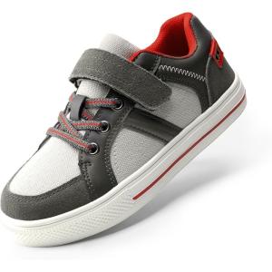 image:imageDREAM PAIRS Kid Sneakers Girls Boys School Loafers Shoes LilLegends TimberTotGreyred