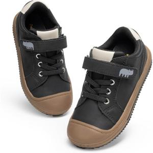 image:imageDREAM PAIRS Toddler Boys Girls Sneakers Casual Lightweight Kids Storybook Walking Skate ShoesBlack