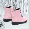 image:imageDREAM PAIRS Boys Girls Side Zipper Combat Ankle BootsToddlerLittle KidPink