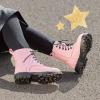 image:imageDREAM PAIRS Boys Girls Side Zipper Combat Ankle BootsToddlerLittle KidPink