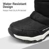 image:imageDREAM PAIRS Boys Girls Snow Boots Lightweight Slip Resistant Mid Calf Winter Shoes for LittleBig KidBlack