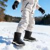 image:imageDREAM PAIRS Boys Girls Snow Boots Lightweight Slip Resistant Mid Calf Winter Shoes for LittleBig KidBlack